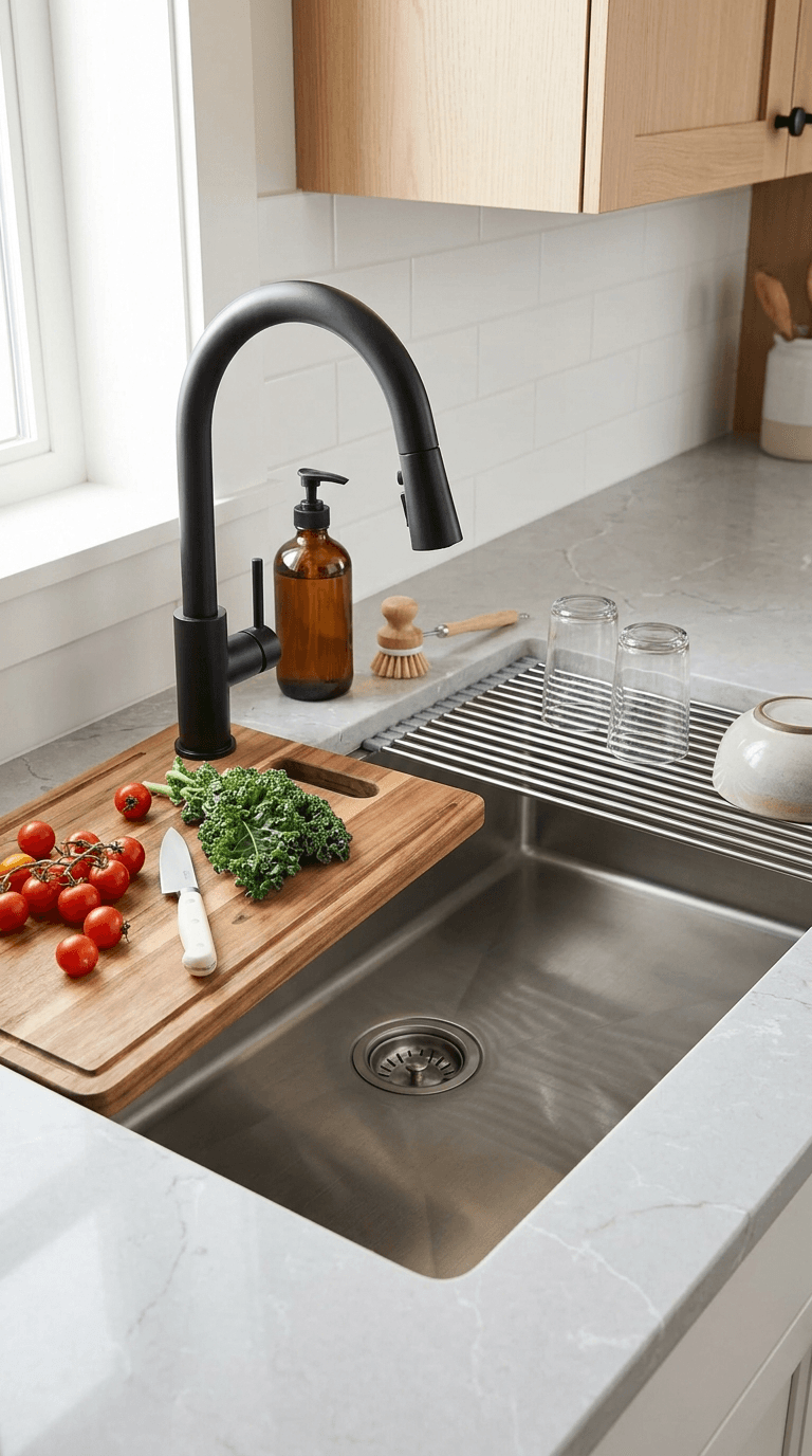 Handmade Nano Black Double Bowl Kitchen Sink