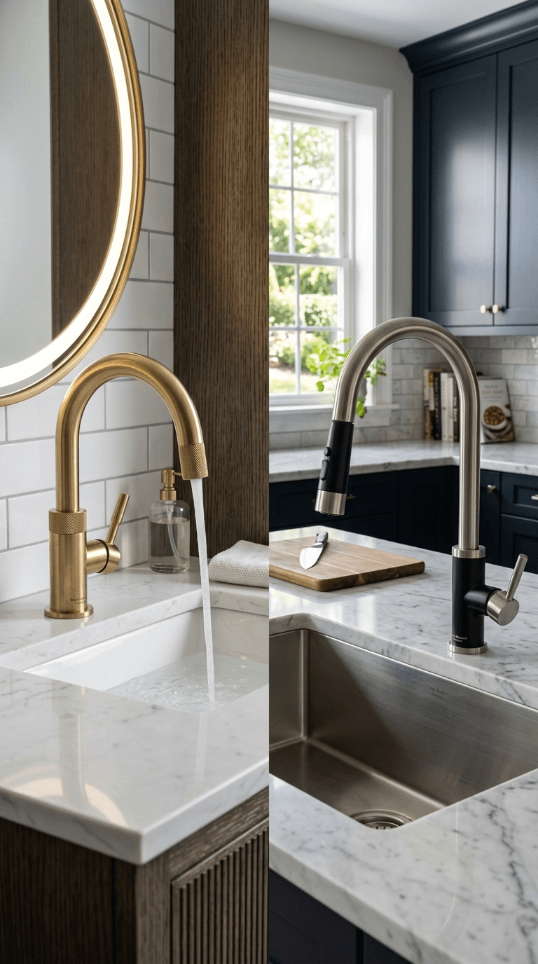Single Lever Solid Brass Basin Mixer Tap