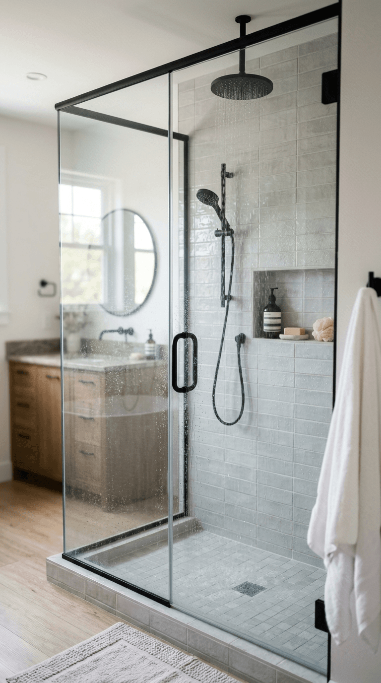 Multi-Flow Handheld Shower Head with Brass Hose